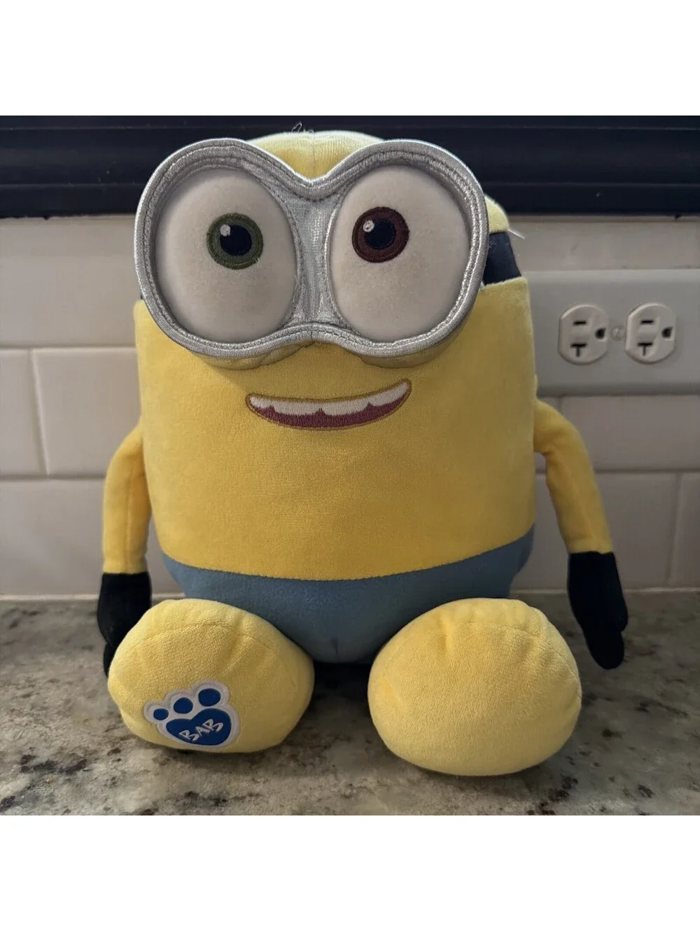 Build A Bear Workshop 12” BOB MINION Stuffed Plush Despicable Me BAB